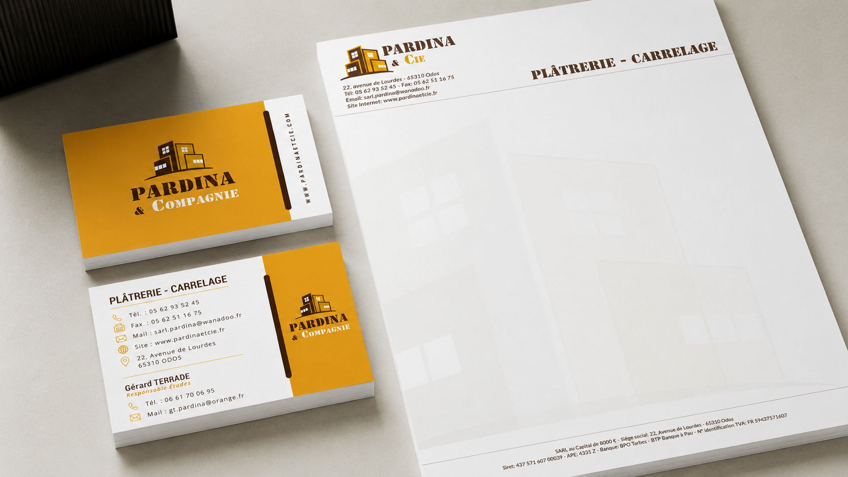 Identité visuelle pardina et compagnie
